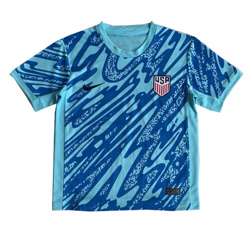 Forenede Stater Målmand Hjemmebanetrøje Copa America 2024 Kortærmet